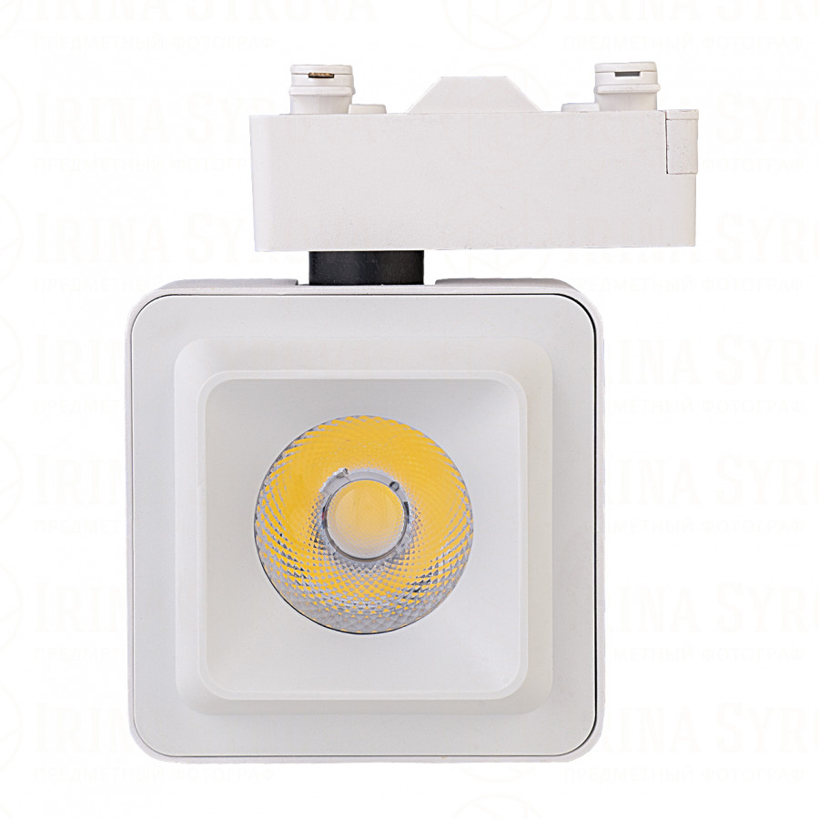Светильник 20W на однофазный трек 220V, LED 4200K, КВАДРАТНЫЙ, Белый IL.TRL-20-Q.WH IMEX