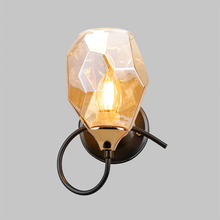Бра настенное 1*Е27 MD.4249-1-W-COFFEE+FGD IMEX