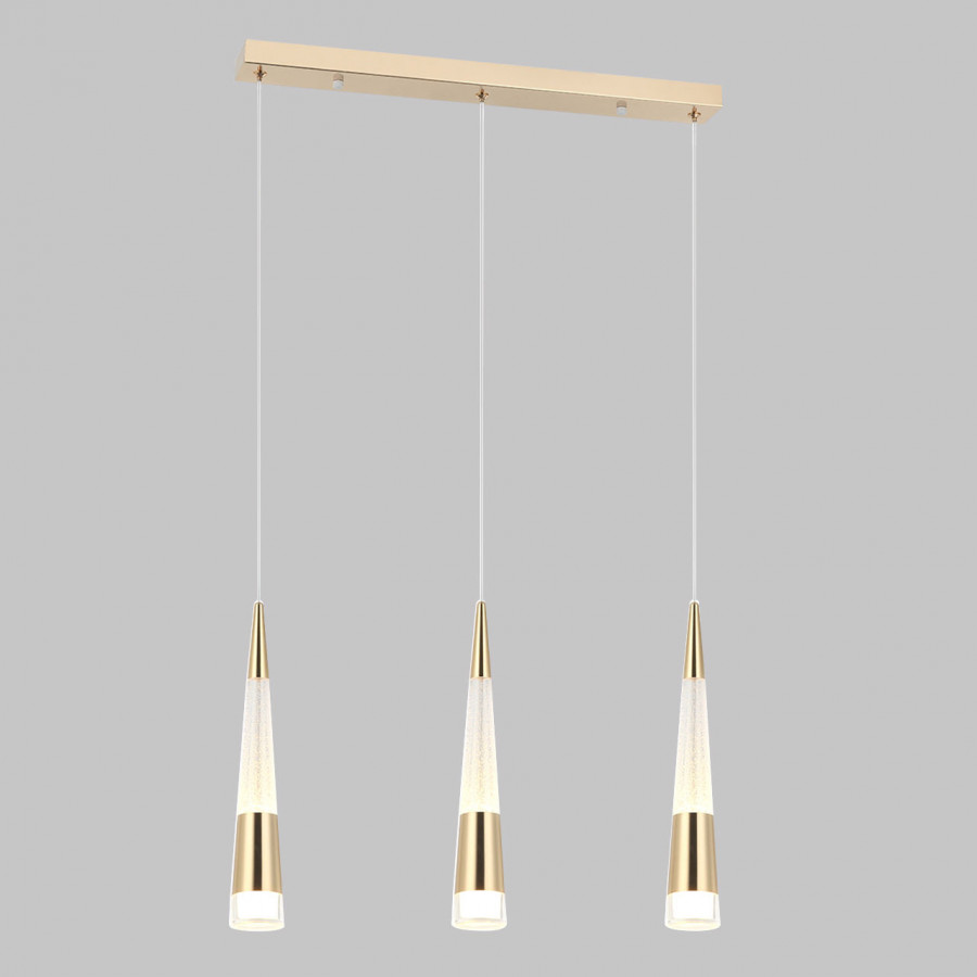 Люстра подвесная LED 3*2*5W, 3000К CR.23461-3-P GD IMEX