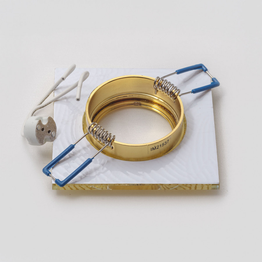 Светильник MR16 встраиваемый G/WH+GOLD GU5.3 50Вт IL.0018.9373 IMEX