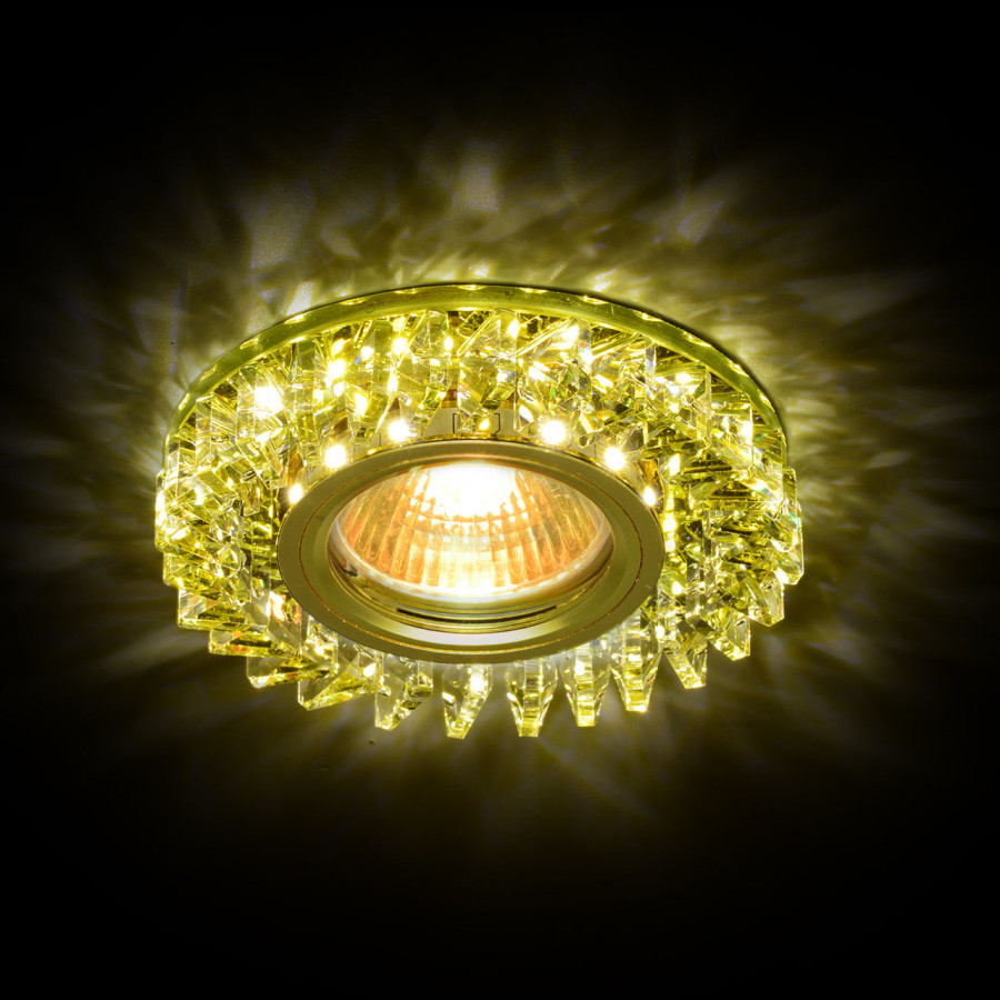 Светильник MR16+LED встраиваемый G/CLEAR 35Вт+LED 3Вт IL.0026.0203 IMEX
