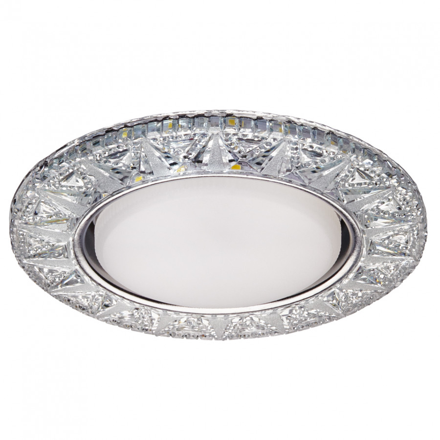 Светильник GX53+LED 4W 4000K, встраиваемый ПОЛИКРИСТАЛЛ CH/CLEAR IL.0028.1303 IMEX