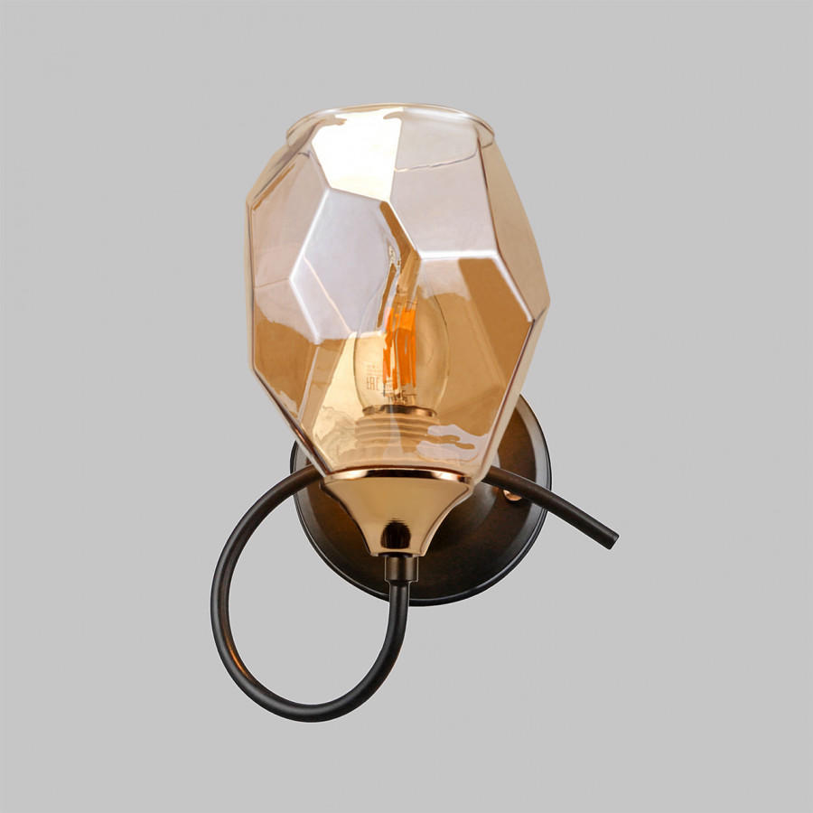 Бра настенное 1*Е27 MD.4249-1-W-COFFEE+FGD IMEX