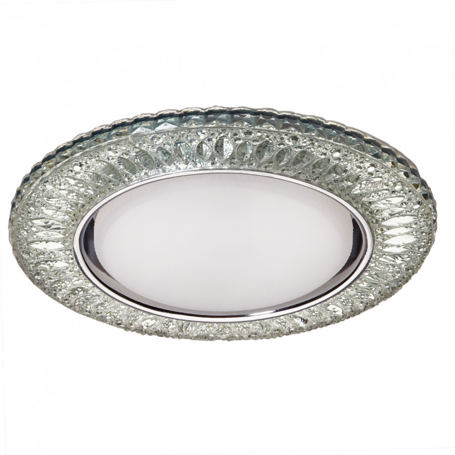 Светильник GX53+LED 4W 4000K, встраиваемый ПОЛИКРИСТАЛЛ CH/CLEAR IL.0028.0103 IMEX