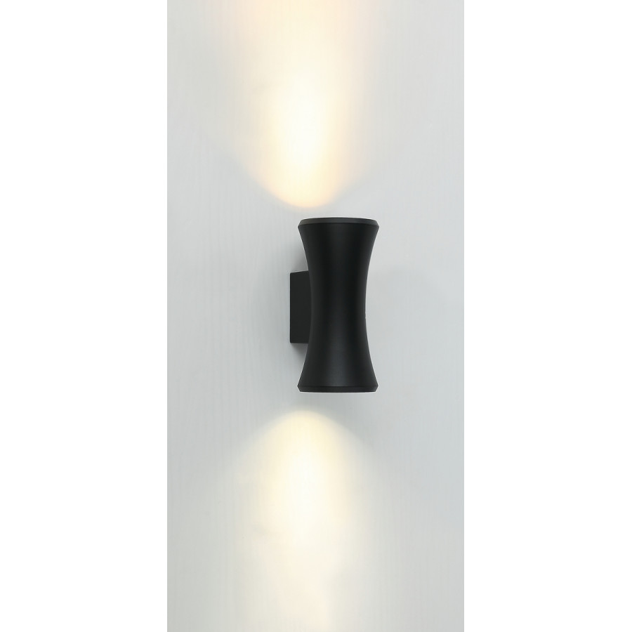 Светильник настенный GU10 2*35W Черный 220V IP54 IL.0014.0009 BK IMEX