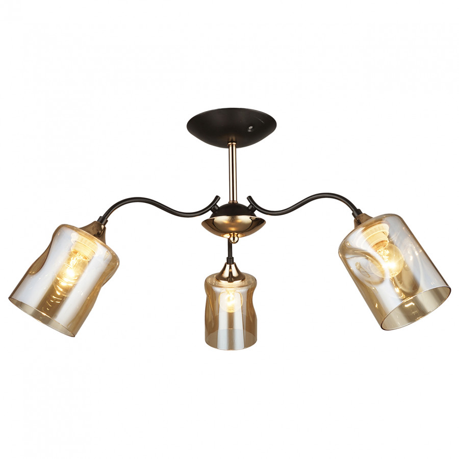 Люстра потолочная 3*60Вт E27 MD.4052-3-S COFFEE+FGD IMEX