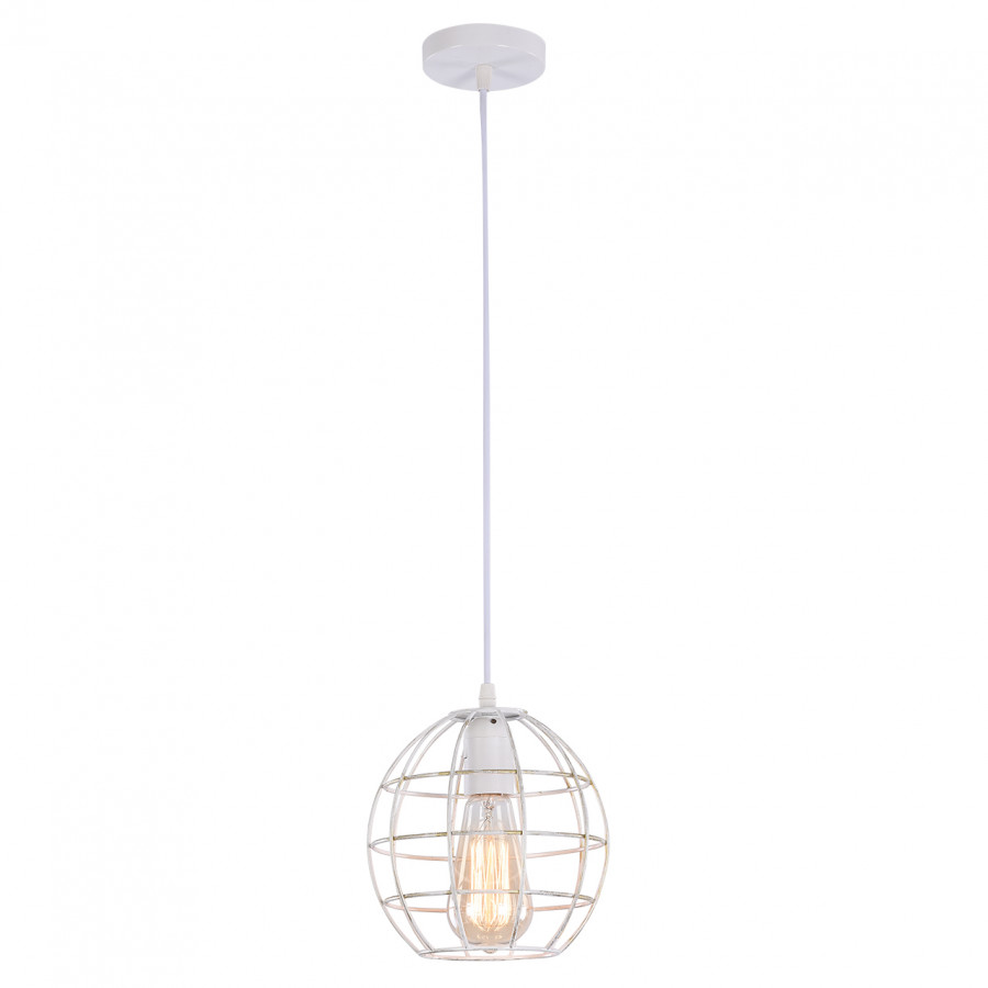 Люстра подвесная 1*60Вт E27 MD.1703-1-P WH IMEX