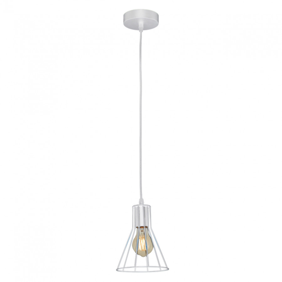 Люстра подвесная 1*60Вт E27 MD.6135-1-P WH IMEX