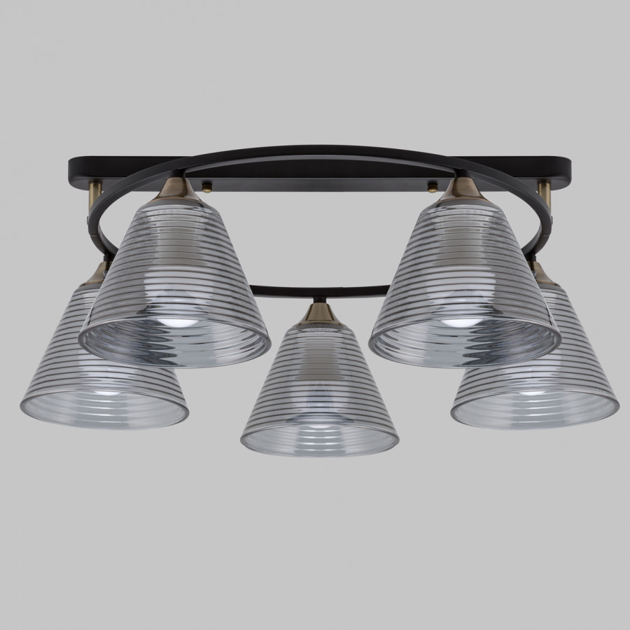 Люстра потолочная 5*Е27 MD.5948-5-S-BK+AB IMEX