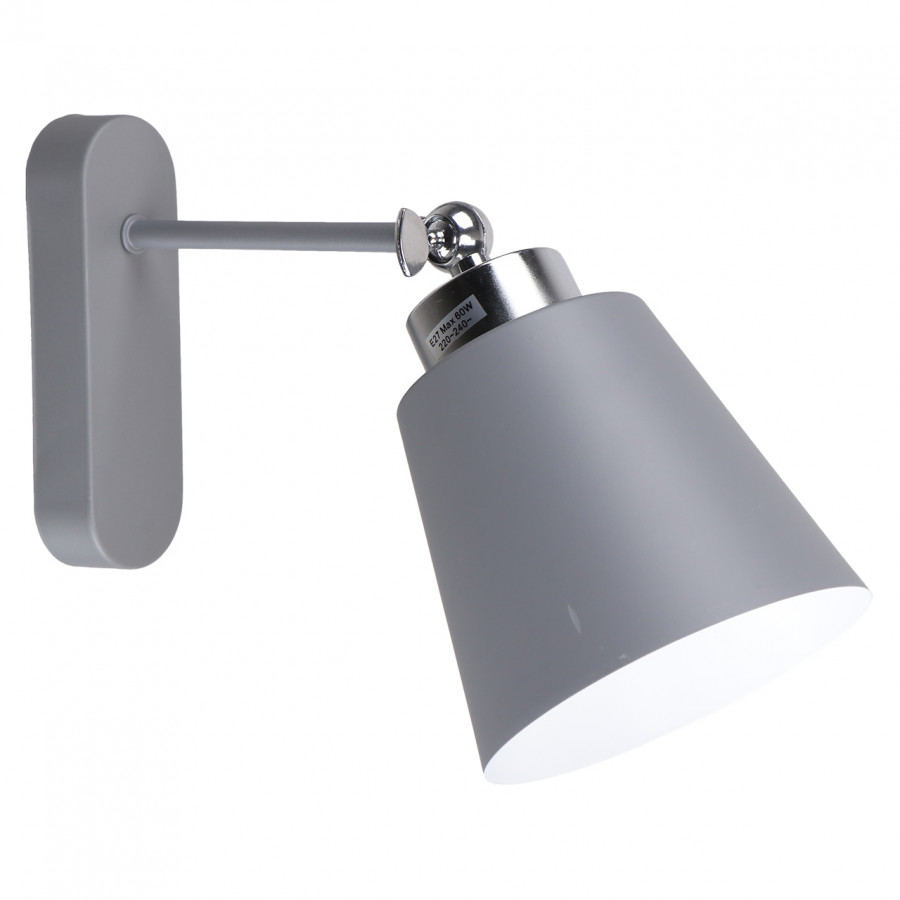 Бра 1*60Вт E27 MD.9103-1-W GR+CH IMEX