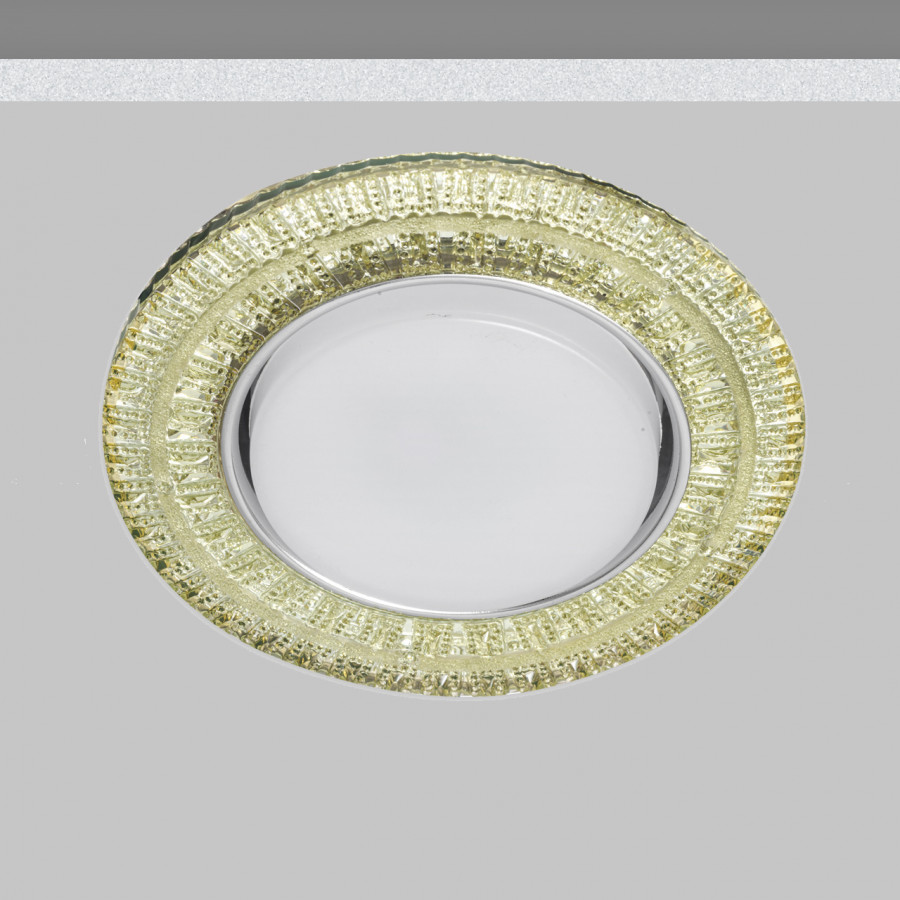Светильник GX53+LED 4W 4000K, встраиваемый ПОЛИКРИСТАЛЛ CH/CLEAR IL.0028.2303 IMEX