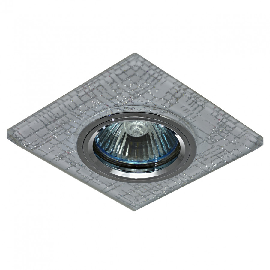 Светильник MR16+LED встраиваемый CH/WH+SILVER 35Вт+LED 3Вт IL.0026.2315 IMEX