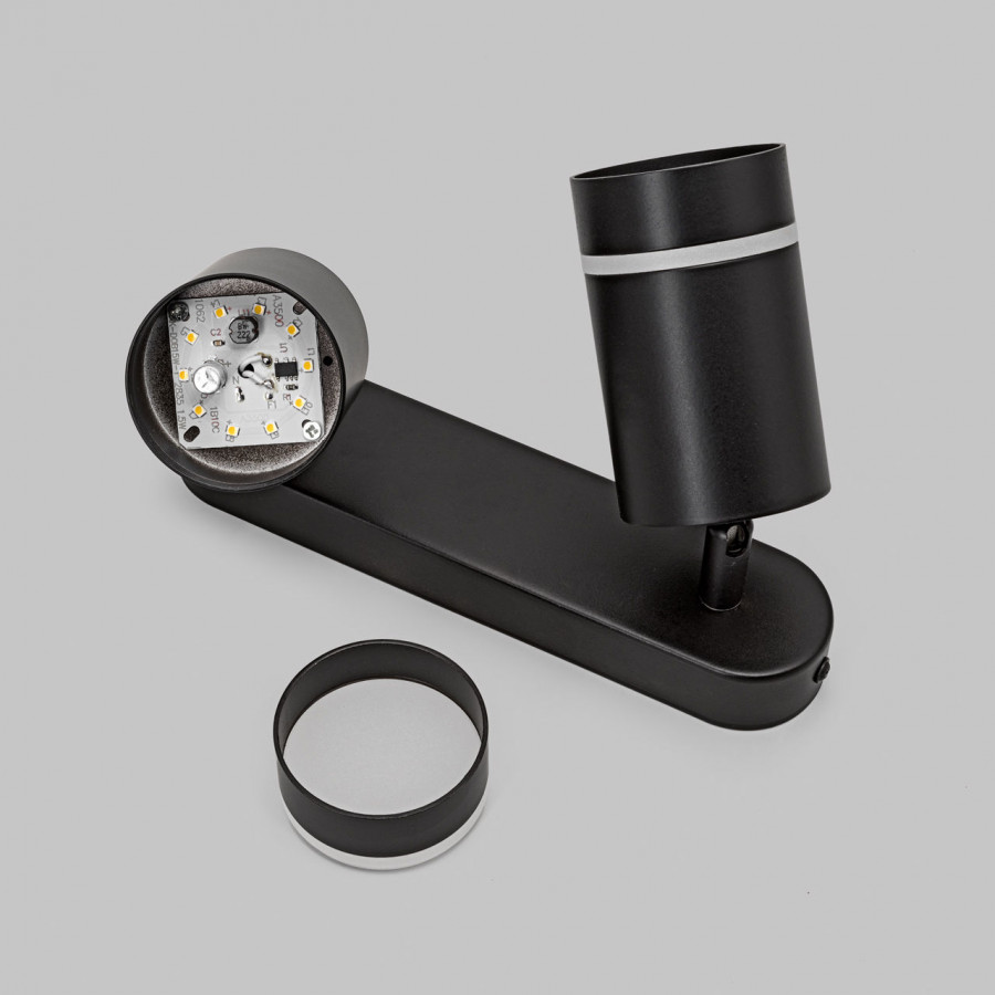 Светильник 2*10W настенный 220V, LED 4200K, Черный IL.0005.1601-2 BK IMEX