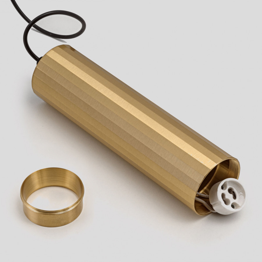 Светильник GU10 1*50W подвесной Бронза+Черный IL.0005.1900-P BRONZE+BK IMEX