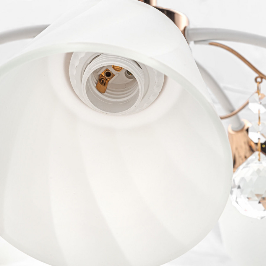 Люстра потолочная 5*60Вт Е27 MD.0567-5-S WT+FGD IMEX