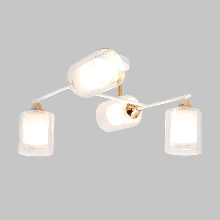 Люстра потолочная, 4*E27, белый+золото MD.2188-4-S-WH+FGD IMEX