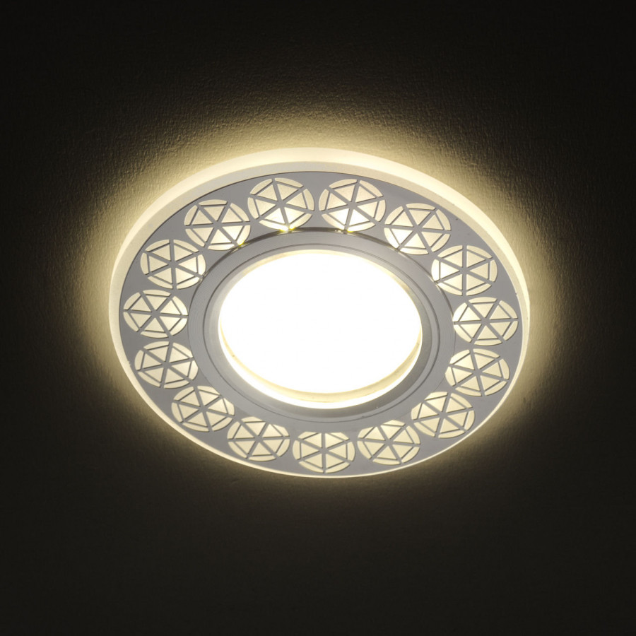 Светильник MR16+LED 3W 4000K, встраиваемый акрил, CH/WH+CH IL.0030.0502 IMEX