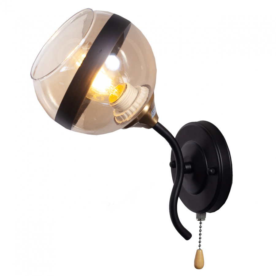 Бра 1*60Вт E27 MD.3595-1-W COFFEE+FGD IMEX