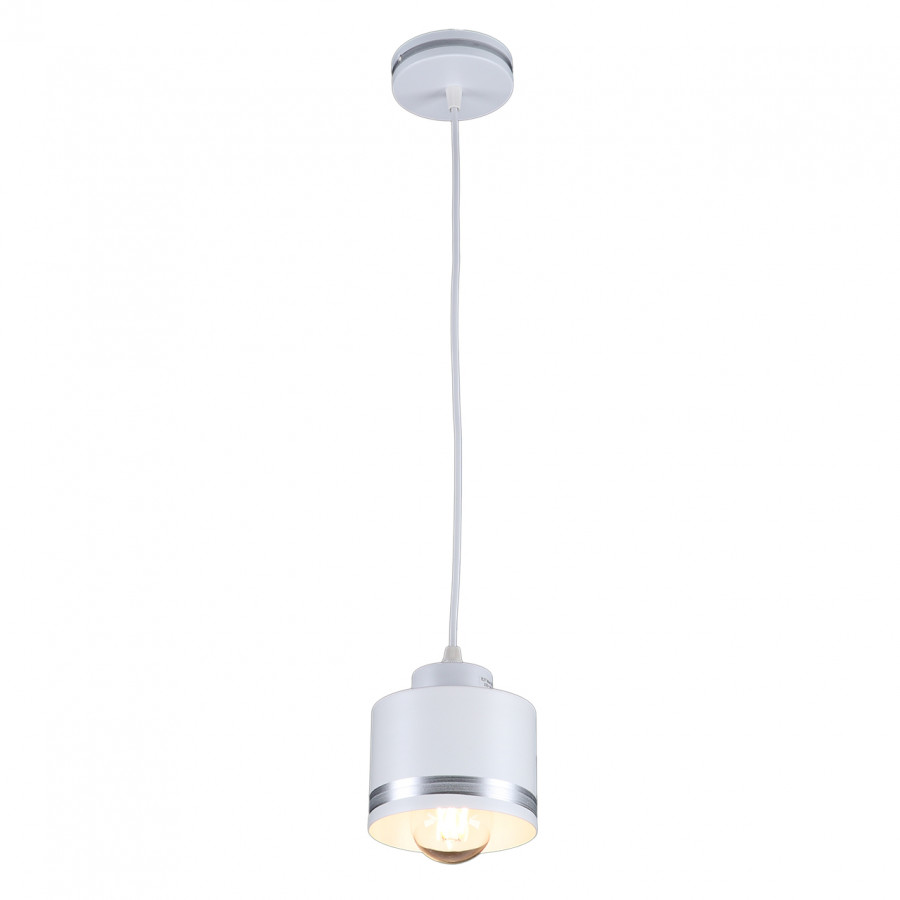 Люстра подвесная 1*60Вт E27 MD.8842-1-P WH+SL IMEX
