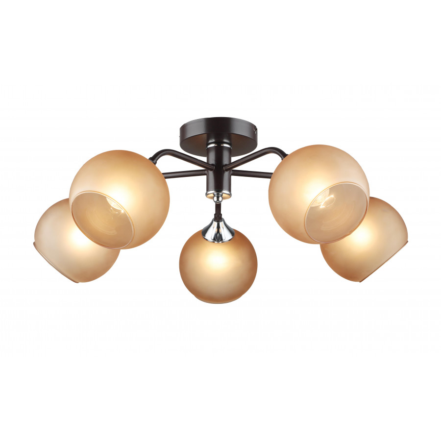 Люстра потолочная 5*Е27 MD.5965-5-S-COFFEE+CR IMEX