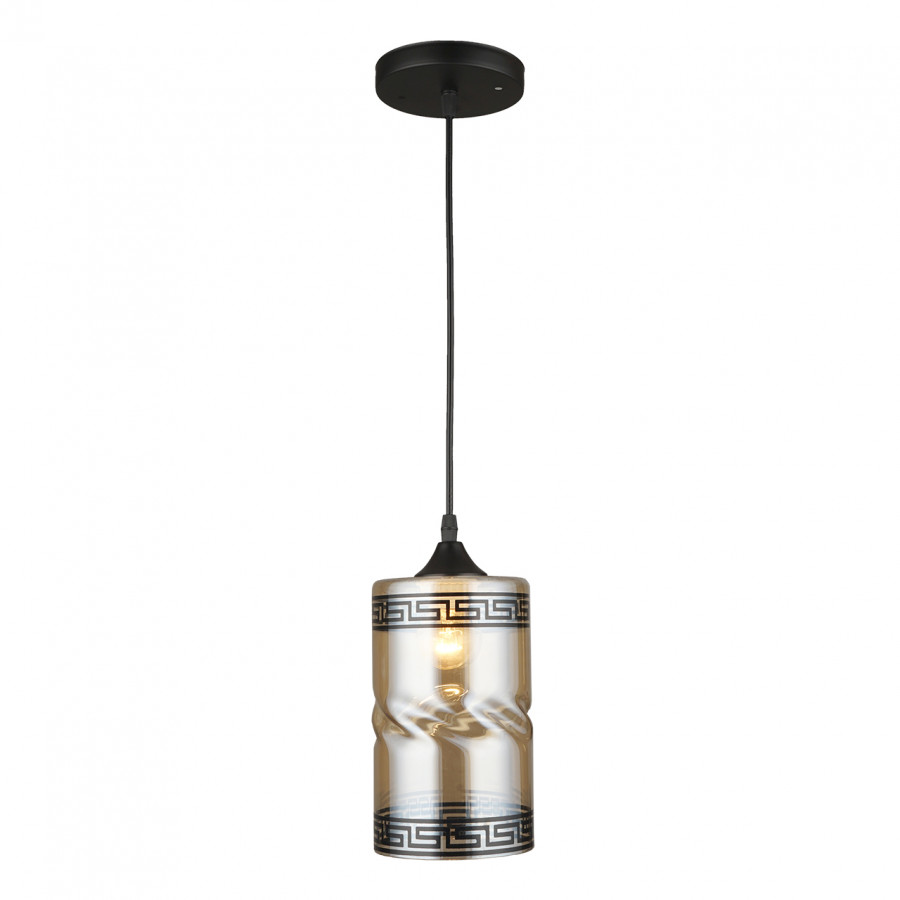 Люстра подвесная 1*60Вт E27 MD.3928-1-P BK IMEX