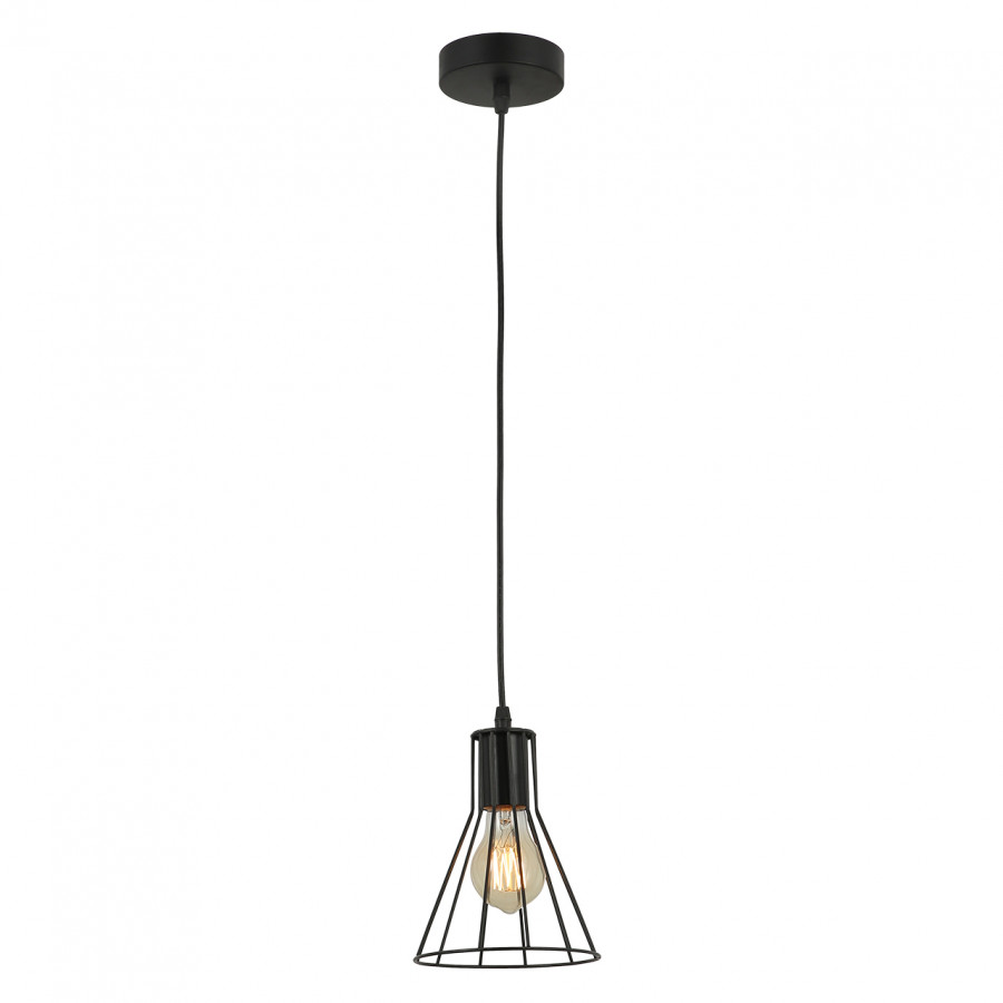 Люстра подвесная 1*60Вт E27 MD.6135-1-P BK IMEX