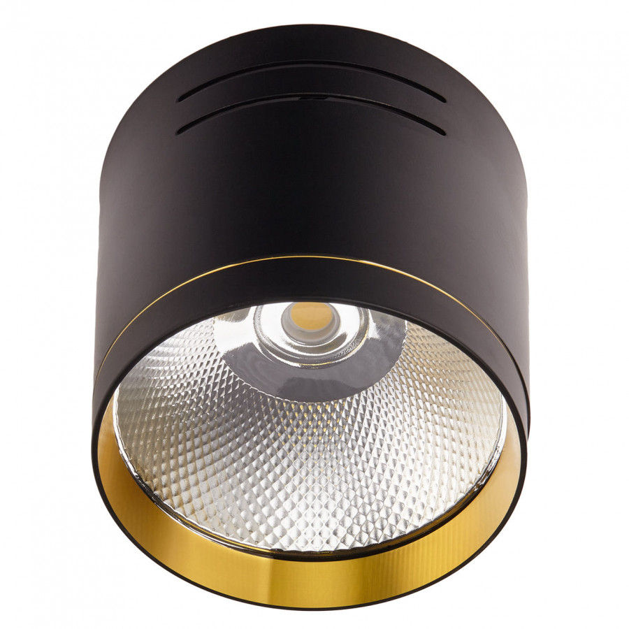 Светильник LED 1*15W потолочный спот Черный/Золото IL.0005.7100 IMEX