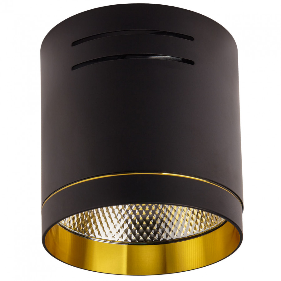Светильник LED 1*15W потолочный спот Черный/Золото IL.0005.7100 IMEX