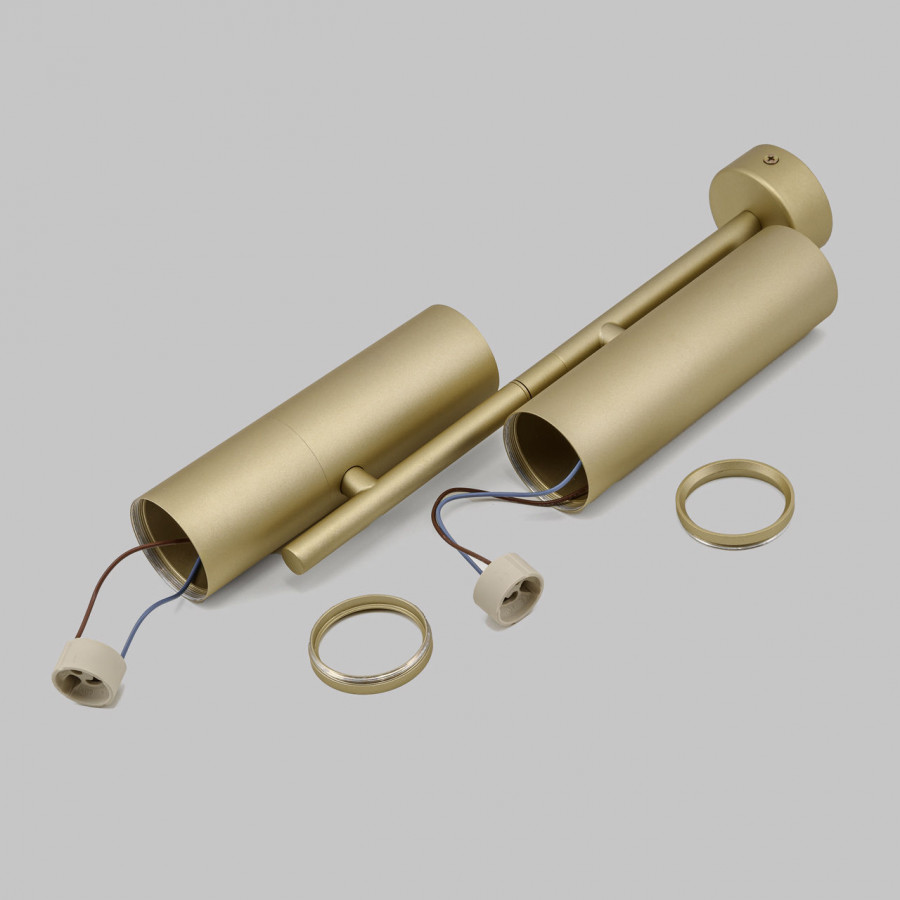 Светильник GU10 2*50W потолочный спот Матовое Золото IL.0005.4200-2 MG IMEX
