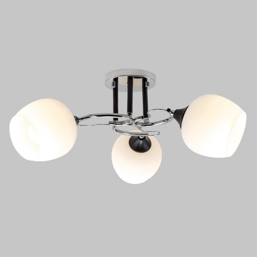 Люстра потолочная 3*Е27 MD.3618-3-S-CH+BK IMEX