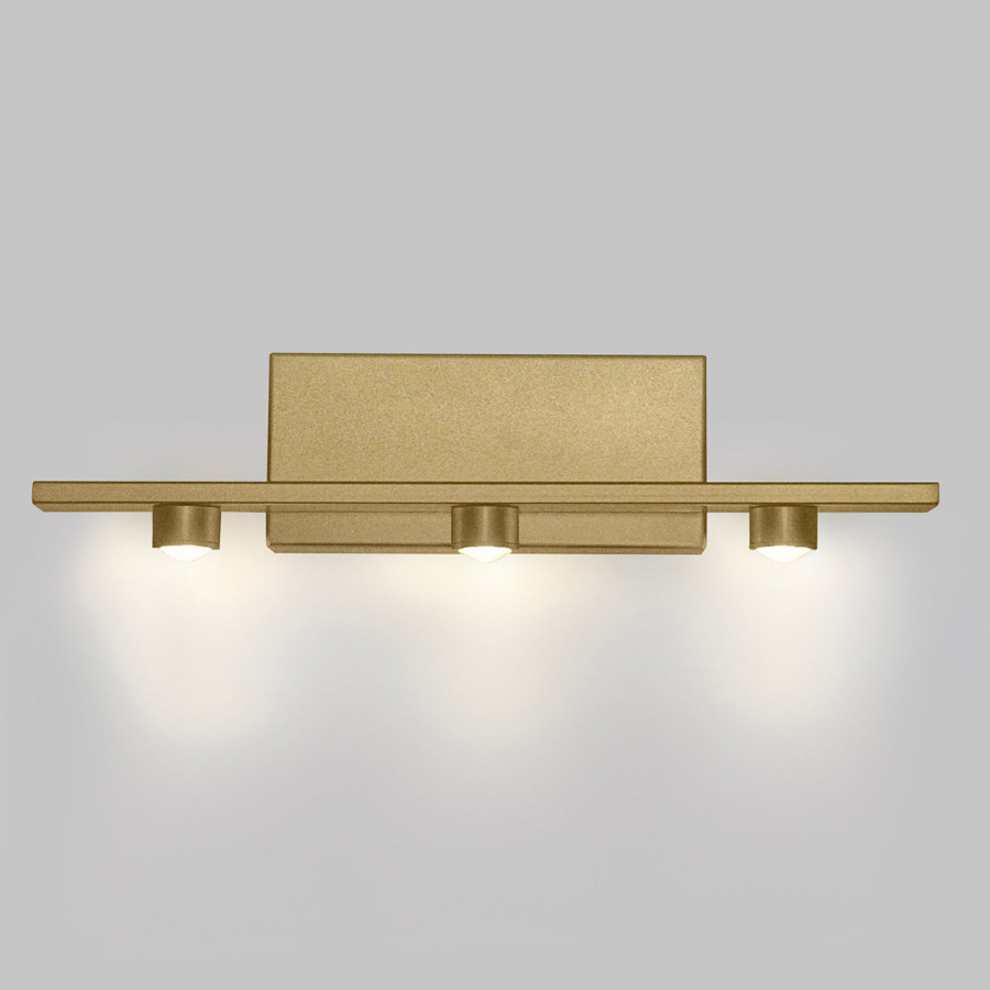 Светильник картинный LED 3*3W 4200K Матовое золото 220V IP20 L=360 мм IL.0040.0050-3 SGD IMEX