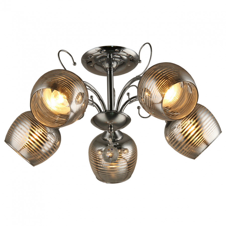 Люстра потолочная 5*60Вт Е27 MD.0563-5-S CH IMEX