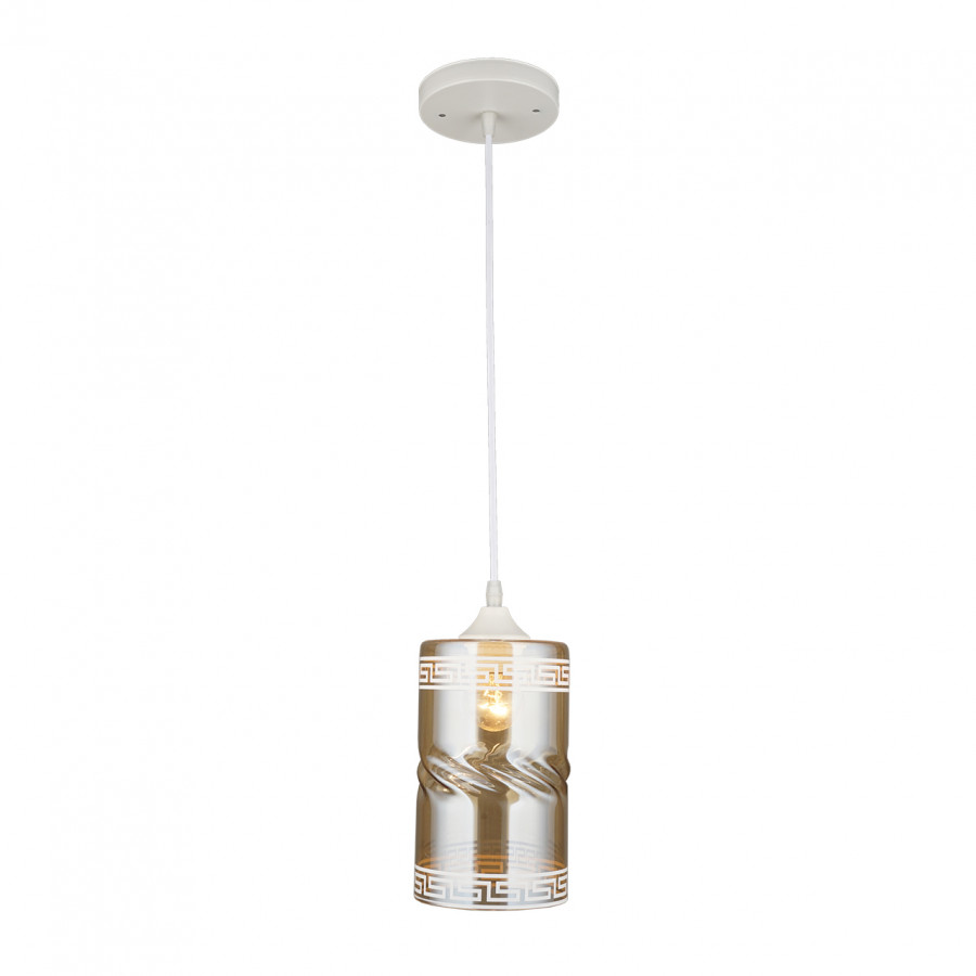Люстра подвесная 1*60Вт E27 MD.3927-1-P WH IMEX