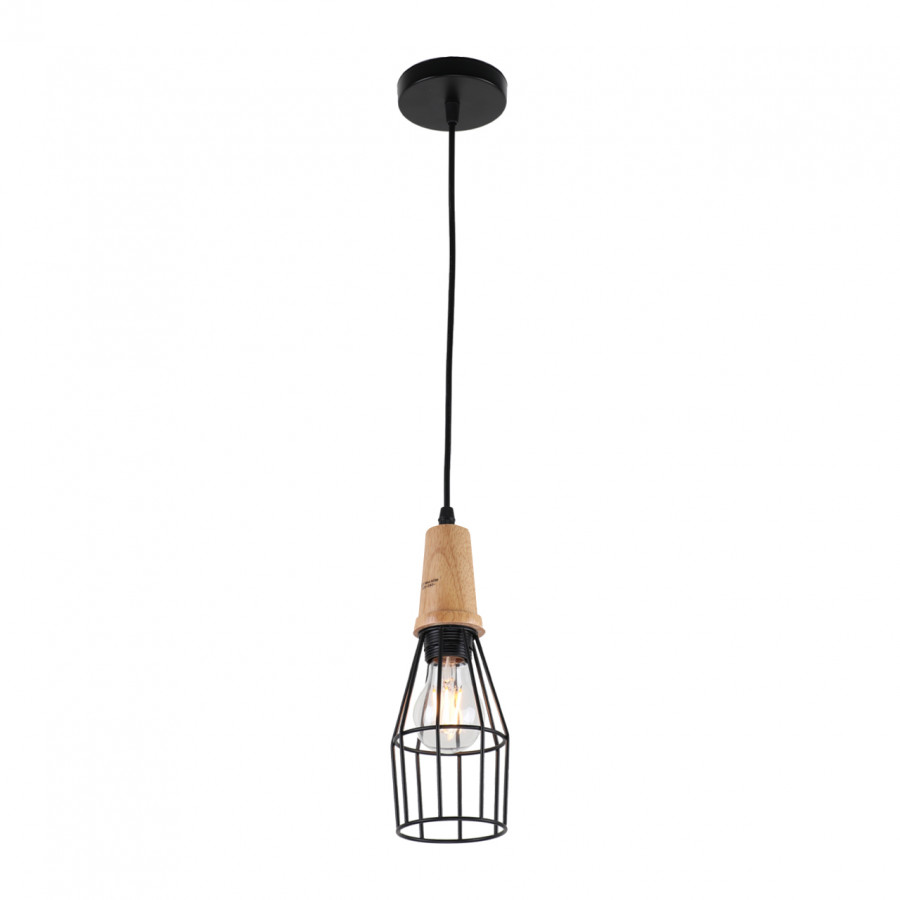Люстра подвесная 1*60Вт E27 MD.0914-1-P BK IMEX