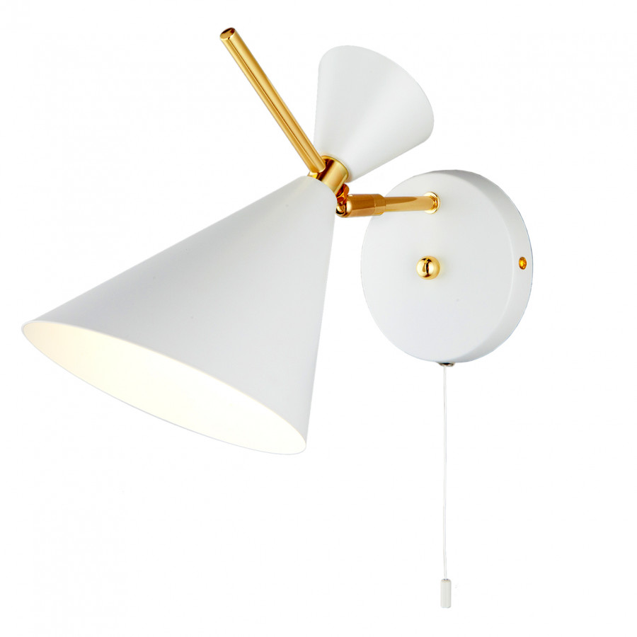 Бра 1*60Вт E14 MD.0702-1-W WH+FGD IMEX