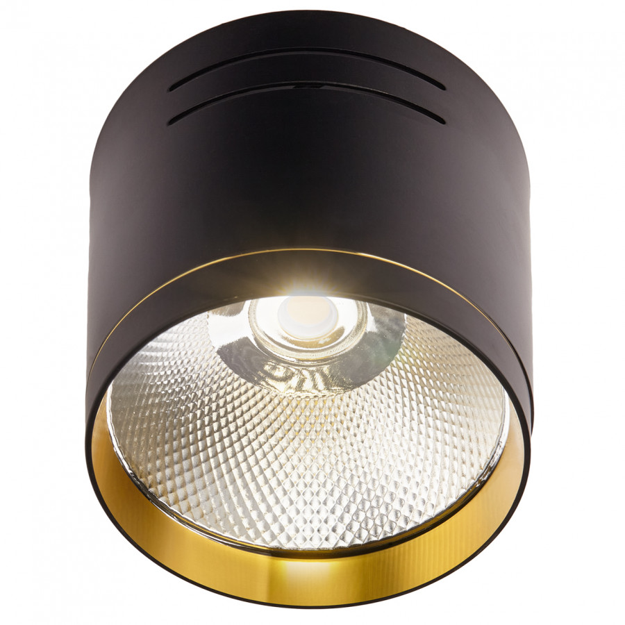 Светильник LED 1*15W потолочный спот Черный/Золото IL.0005.7100 IMEX