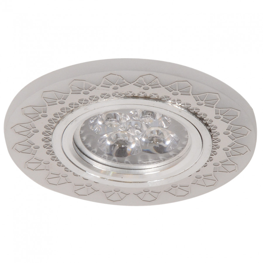 Светильник MR16+LED 3W 4000K, встраиваемый акрил, CH/WH+CH IL.0030.0402 IMEX