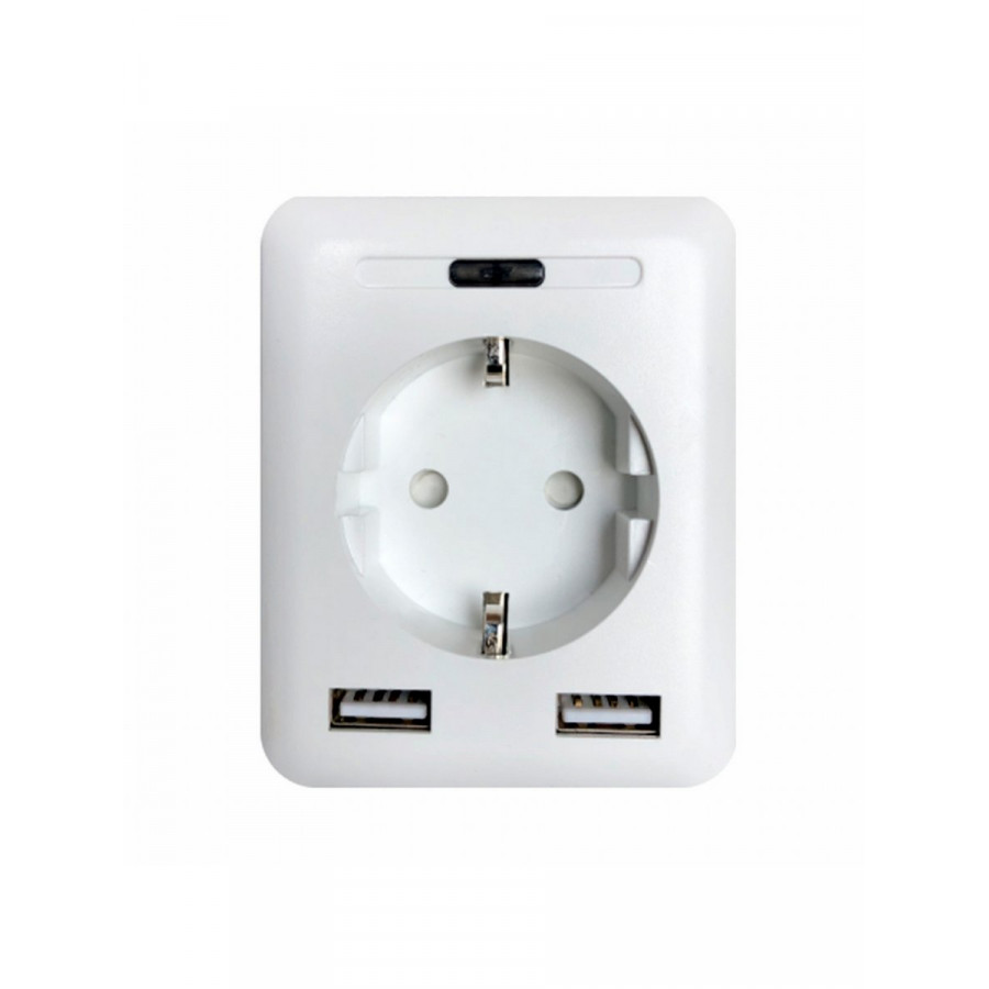 Умная Wi-Fi розетка 10A + 2 * USB SML-221 WH IMEX