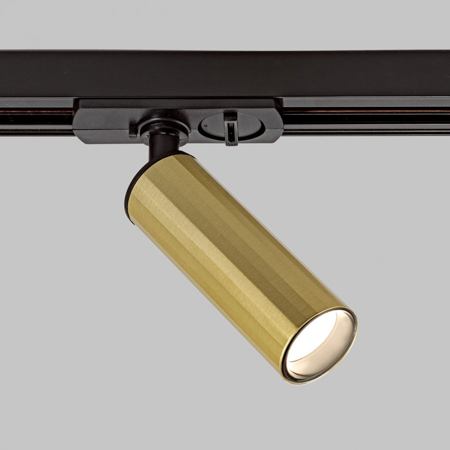Светильник 7W на однофазный трек 220V, LED 4000K, Бронза+Черный IL.0010.0013 BRONZE+BK IMEX