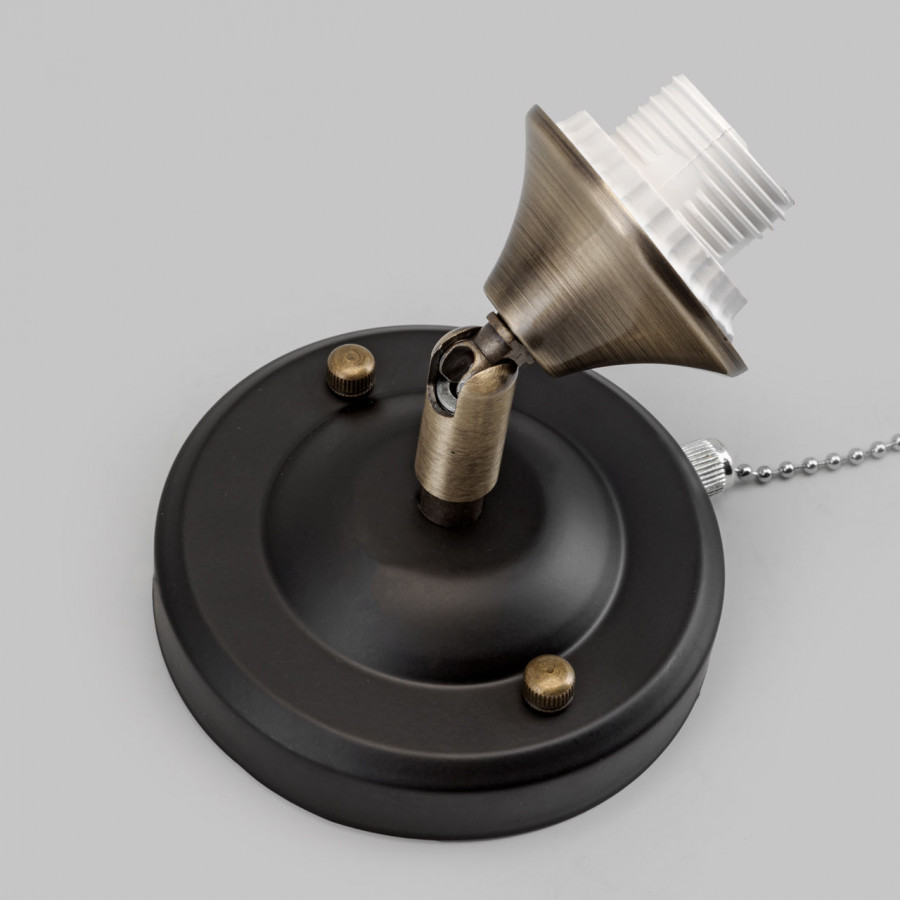 Бра настенное 1*Е27 MD.5728-1-W-AB+BK IMEX