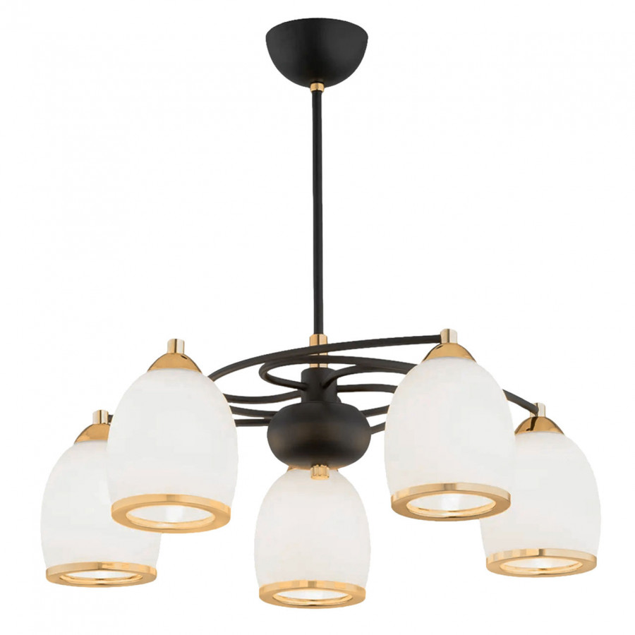 Люстра подвесная Е27 5*60Вт MD.8388-5-P-BK IMEX