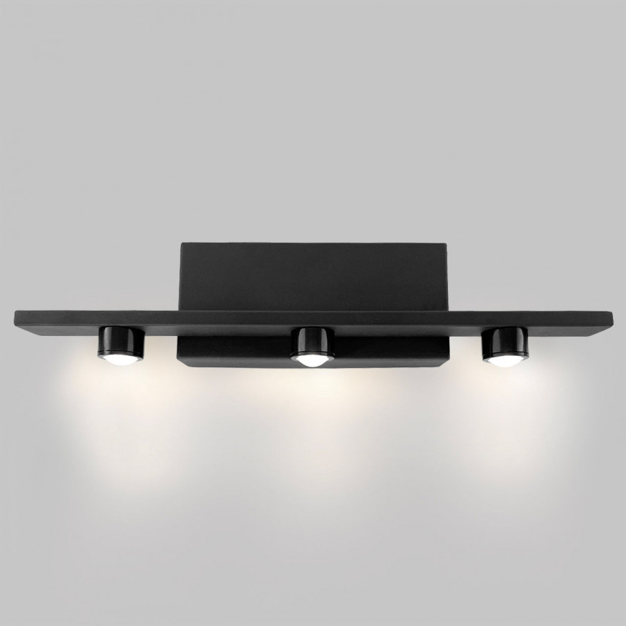 Светильник картинный LED 3*3W 4200K Матовый черный 220V IP20 L=360 мм IL.0040.0050-3 SBK IMEX