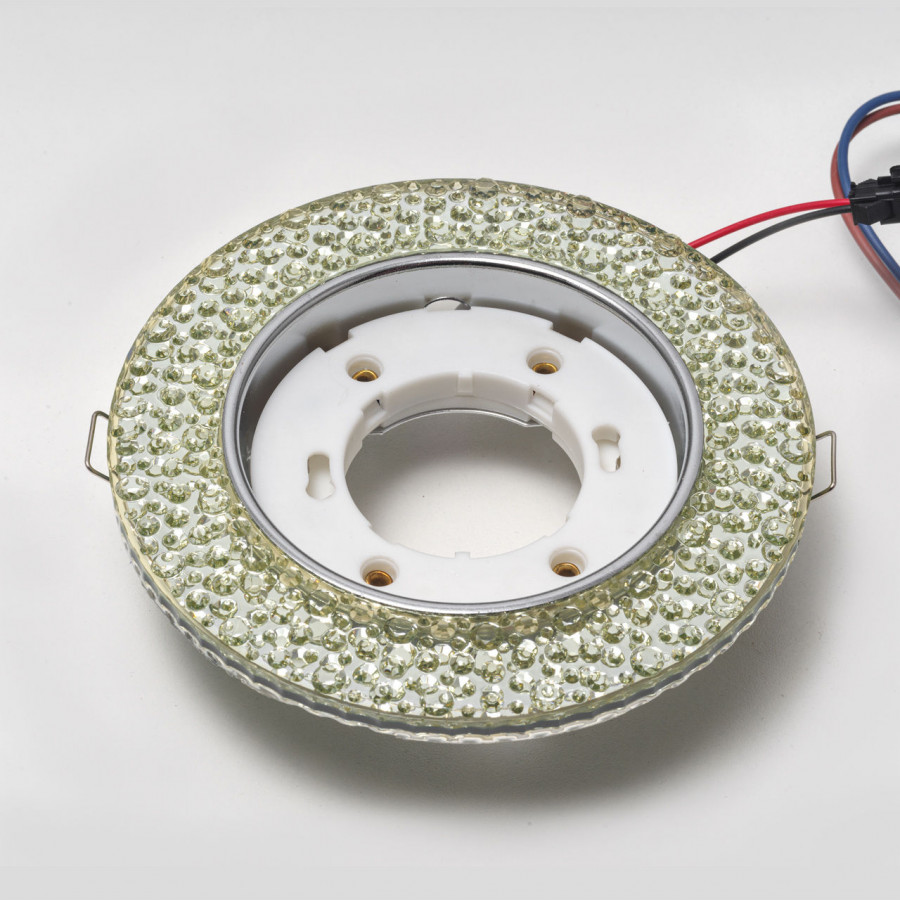 Светильник GX53+LED 4W 4000K, встраиваемый ПОЛИКРИСТАЛЛ CH/CLEAR IL.0028.2103 IMEX