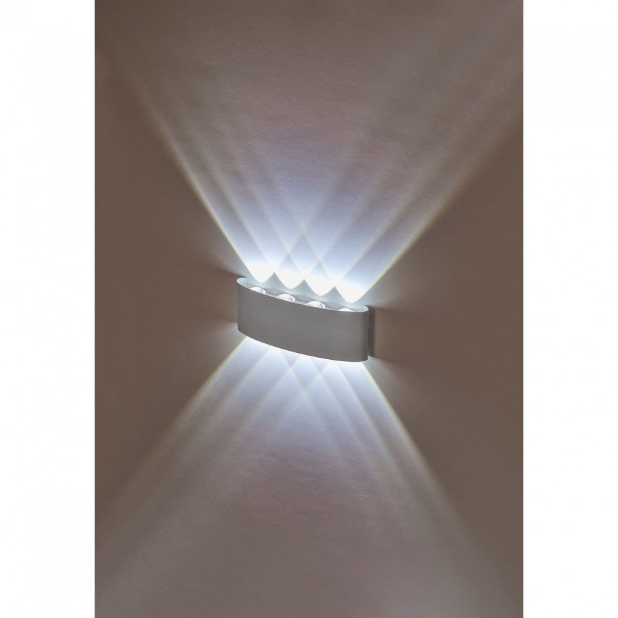 Светильник настенный LED 8x1W 4200K Белый 220V IP54 IL.0014.0001-8 WH IMEX