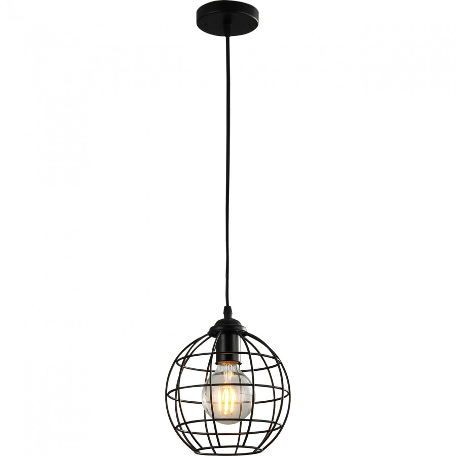 Люстра подвесная 1*60Вт E27 MD.1703-1-P BK IMEX