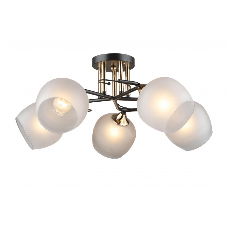 Люстра потолочная 5*Е27 MD.5996-5-S-COFFEE+FGD IMEX