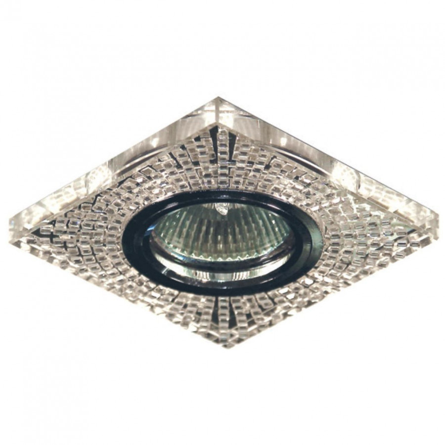 Светильник MR16+LED встраиваемый AL/CLEAR 35Вт+LED 3Вт IL.0026.1703 IMEX