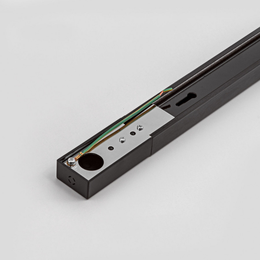 Шинопровод (Трек) 1м однофазный 220V 16A Черный IL.0010.2131 IMEX
