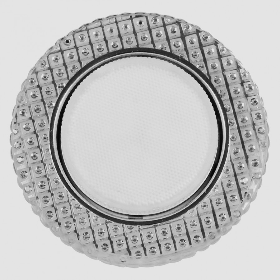Светильник GX53+LED 4W 4000K, встраиваемый ПОЛИКРИСТАЛЛ CH/CLEAR IL.0028.0303 IMEX