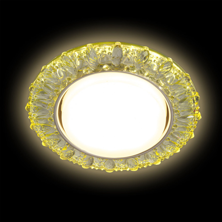 Светильник GX53+LED 4W 4000K, встраиваемый ПОЛИКРИСТАЛЛ CH/CLEAR IL.0028.1403 IMEX